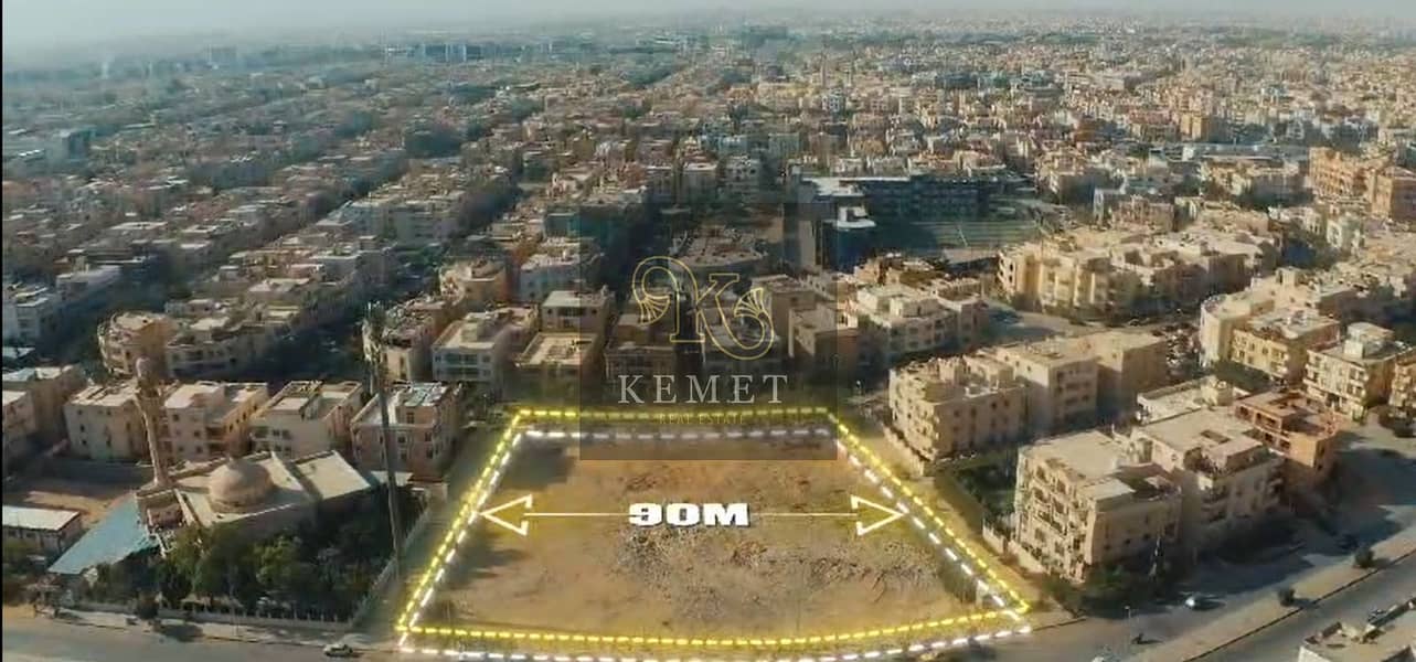 COMMERCIAL GROUND FOR SALE 57 SQ M  ENABA AREA BEST INVEST DISTRIC 3 NEW CAIRO 0