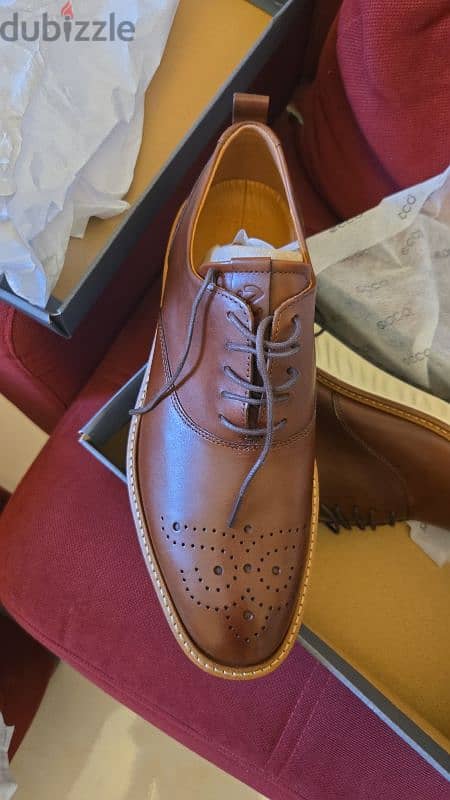 ecco brown classic shoes 1