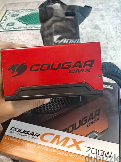 power supply cougar 700w +80 bronze semi modular باور سبلاي 700 وات