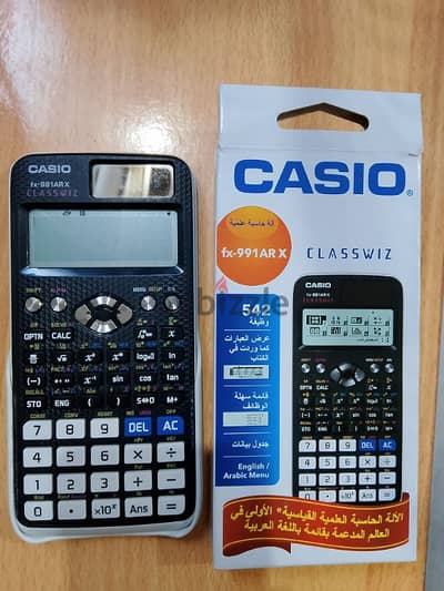 آله حاسبه Casio اصليه كسر زيرو اعلي فئه عربي/ انجليزي