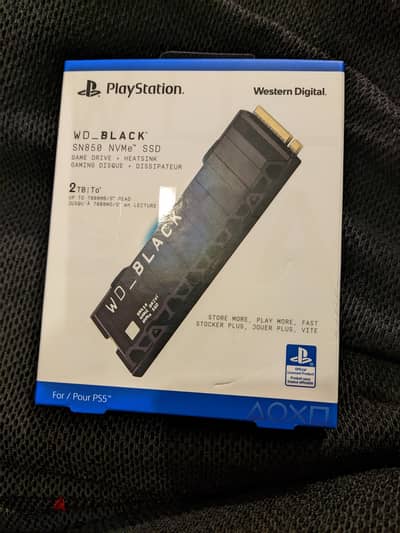 WD_Black SN850 2TB NVMe SSD for PS5 Sealed - هارد ويسترن ديجتال متبرشم