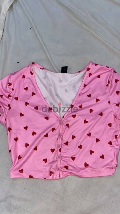 shein pink top