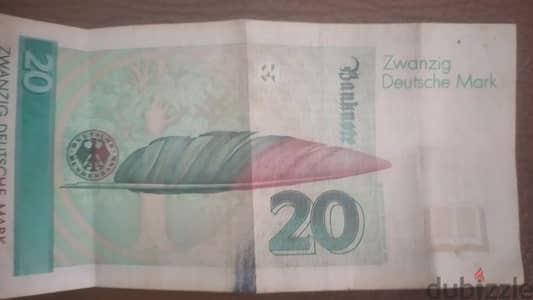 20 german marks dating back to 1993