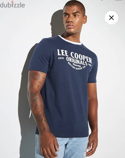 Lee Cooper Crew Neck T-Shirt with Short Sleeves