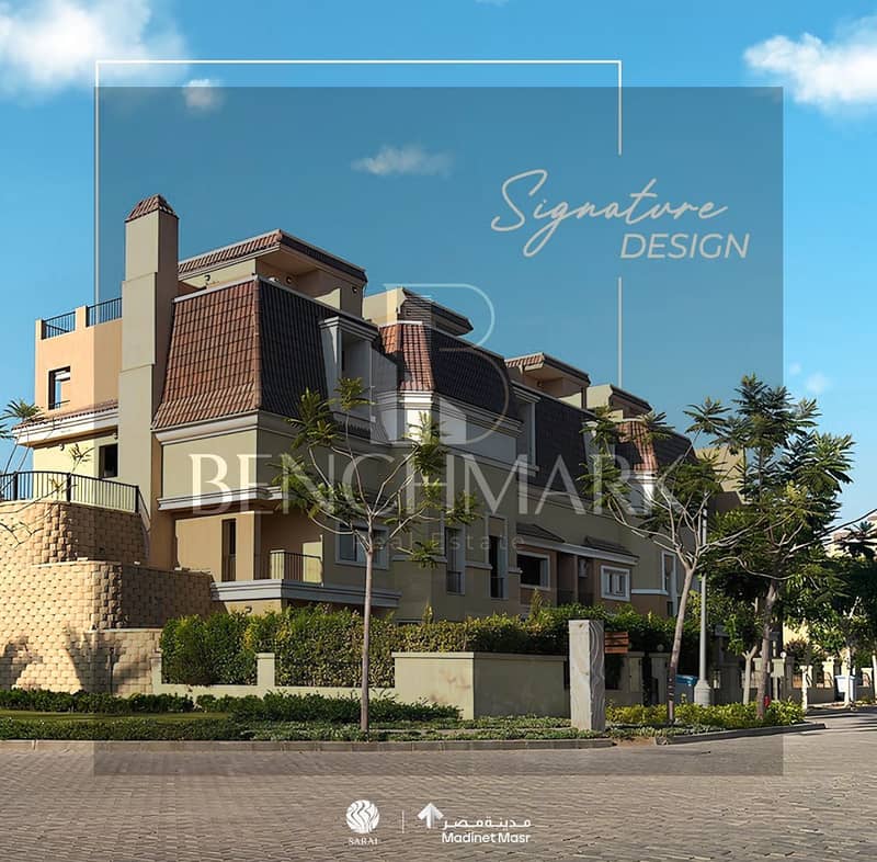 S Villa, Bahri View, 4 rooms, Sarai Compound, New Cairo, next to Madinaty, with a down payment of 1,600,000 and a 42% discount on cash 0