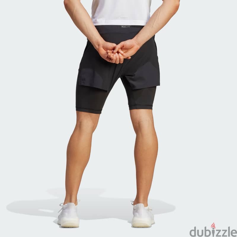 Adidas HEAT. RDY HIIT Elevated Training 2-in-1 Shorts مقاس S 2