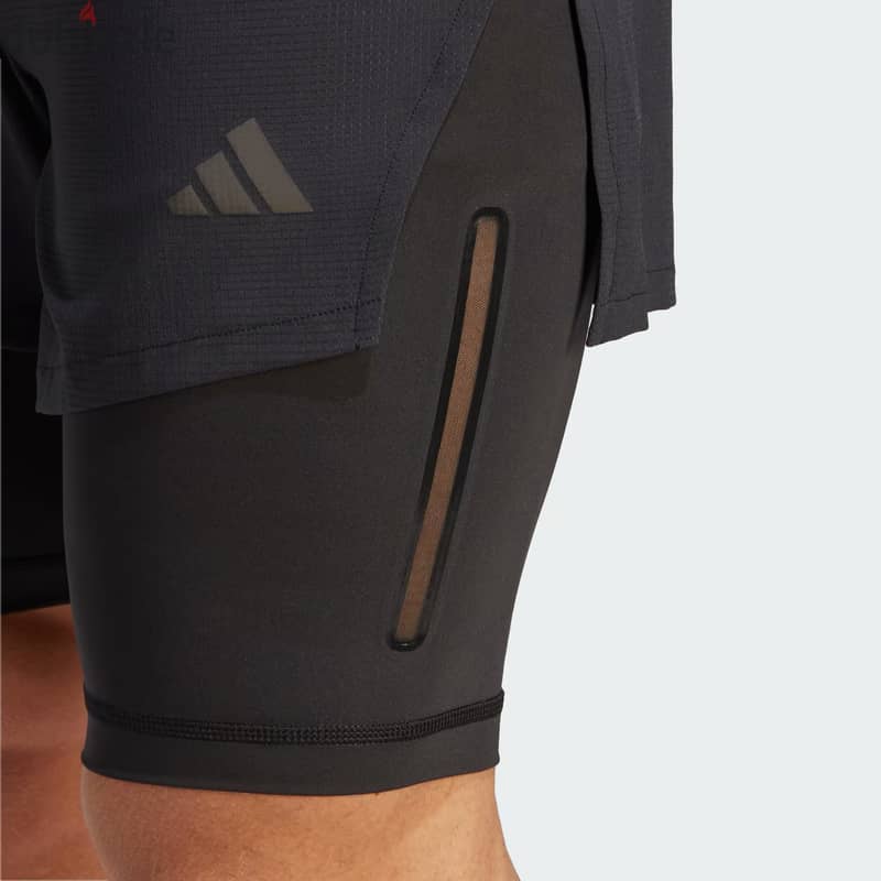 Adidas HEAT. RDY HIIT Elevated Training 2-in-1 Shorts مقاس S 4