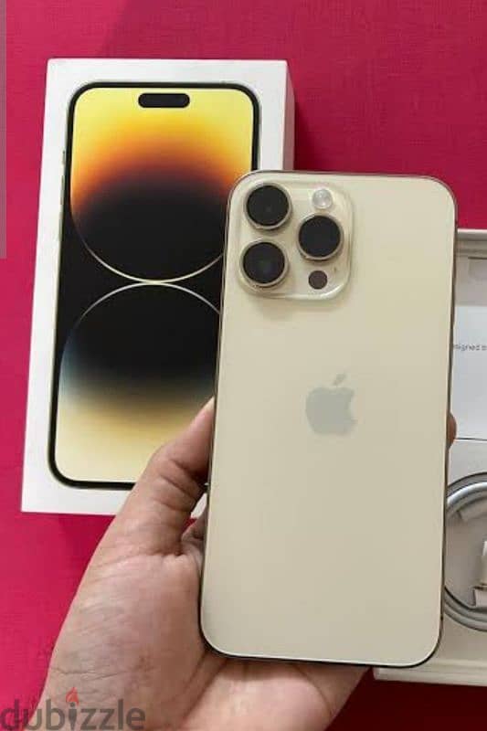 حاله جديده IPhone 14 Pro ذاكرة 256 بسعر مميز 0