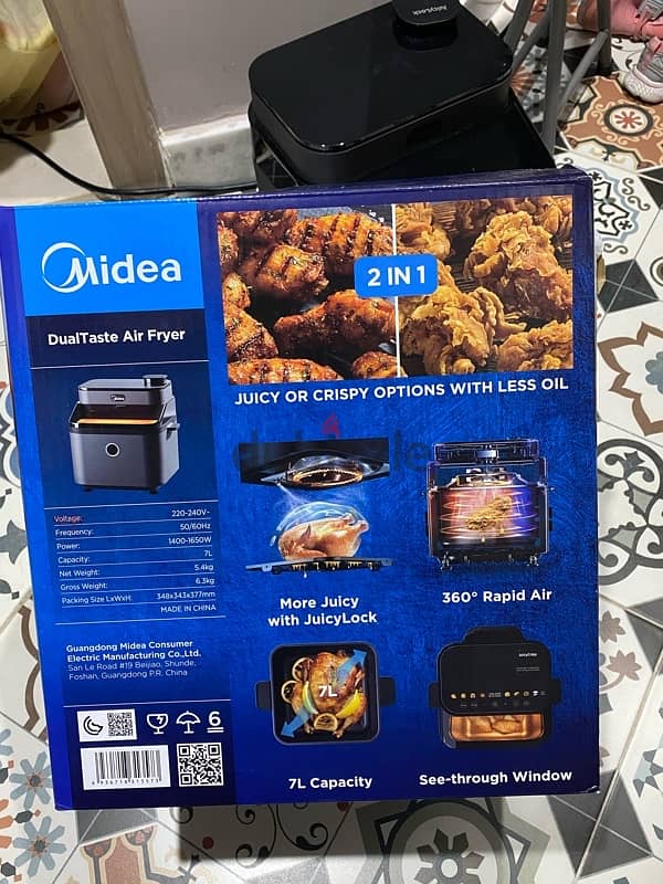 Midea dualtaste air fryer 11