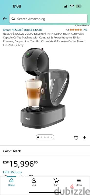 delonghi Nescafé dolce gusto coffee machine 2