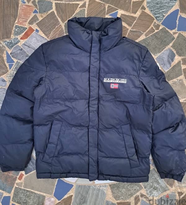 vintage jaket puffer napapjiri 0