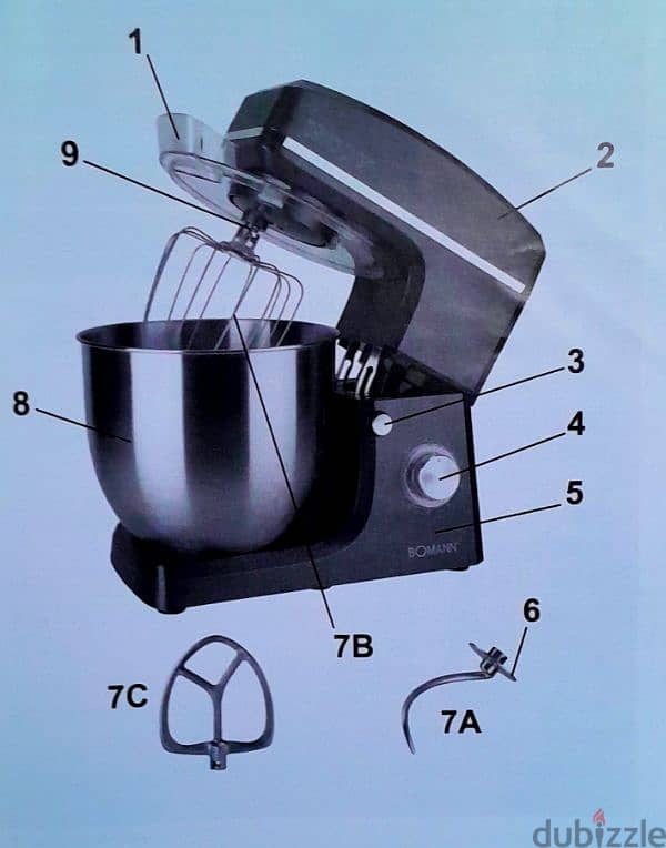 عجانة 10 لتر Bomann 2