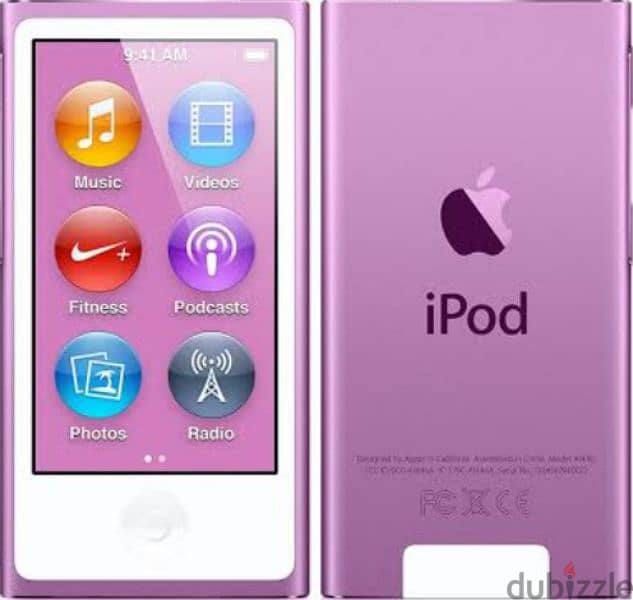 Apple iPod Nano 7th Gen 16GB Pink Bluetooth 0