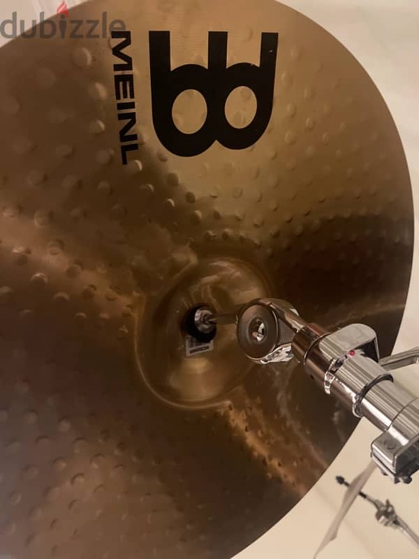 original meinl 20 inch ride great condition with cymbal stand 2