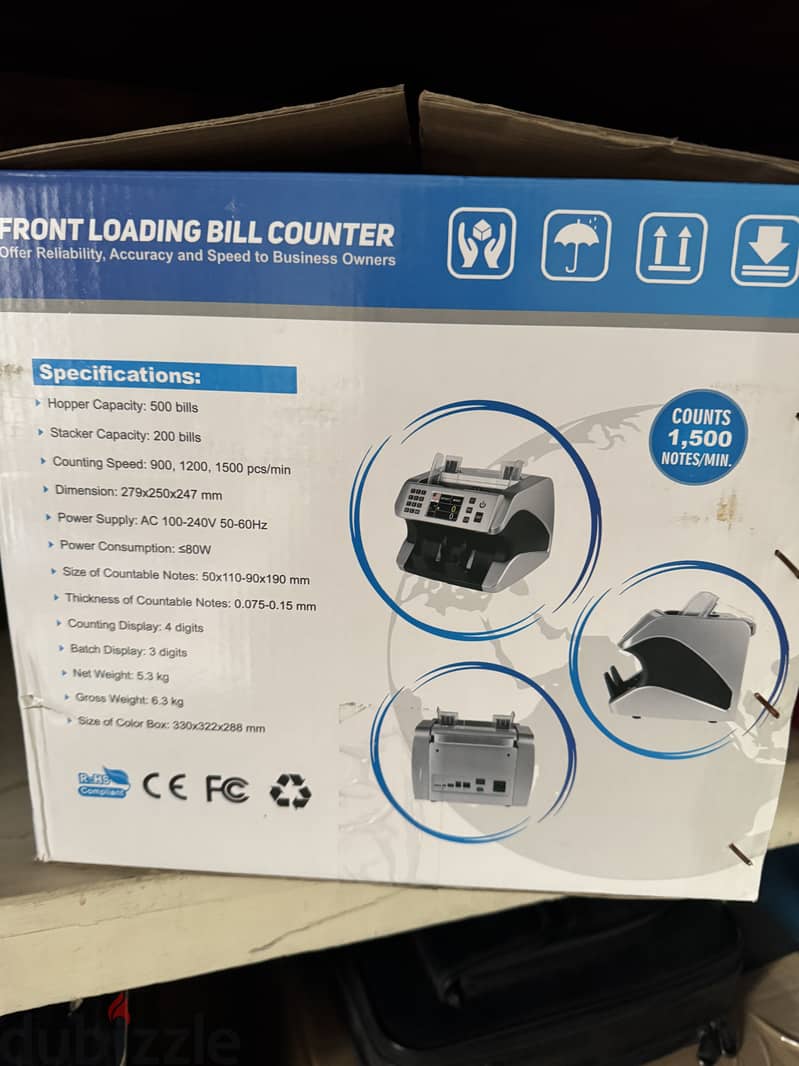 Front Loading Bill Counter 4