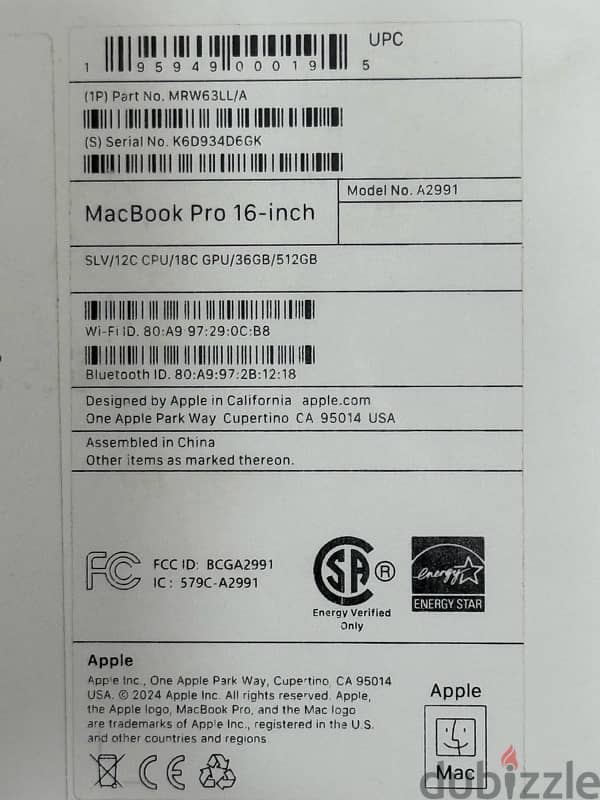 apple MacBook Pro M1 Pro 16” 2021 as new 13