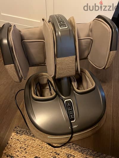 Electronic foot & leg massager