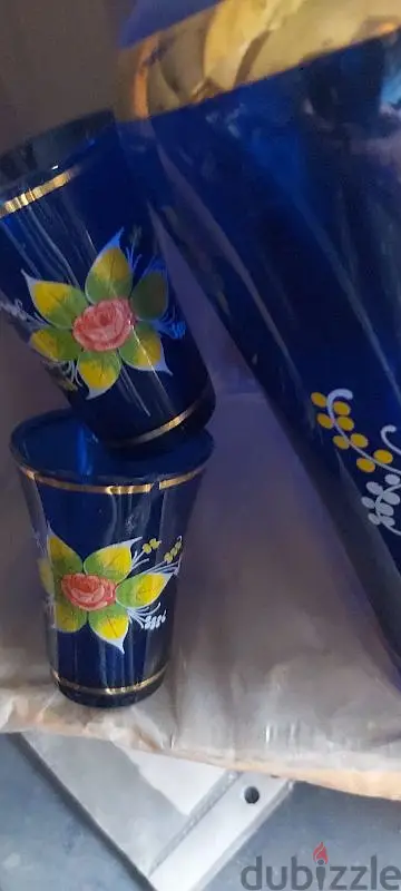 طقم ٥ قطع وارد فرنسا كريستال