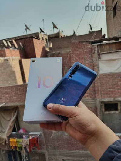 Xiaomi Mi 10 5g 256/8 كسر زيرو حاله كويسه جدا بكل مشتملاته خط واحد