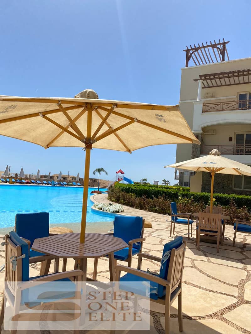 شاليه للبيع 110 م sea view ( اقل سعر ) فى بلوبلو العين السخنة 0