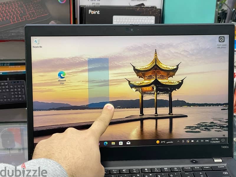 Lenovo t490s تاتش سكرين برامات ٣٢جيجا 0