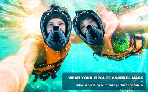 قناع الغطس لكامل الوجه Snorkel Mask Full Face