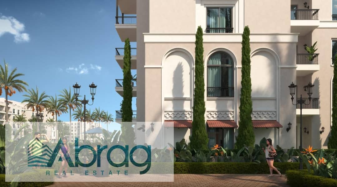 Apartment 149 meters with garden for sale in installments in Sheikh Zayed, Village West Compound, finished with air conditioners 0