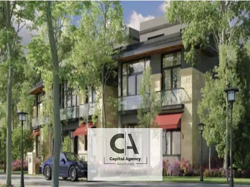 For a limited time | Townhouse with lake view for sale Finished with AC | With a cash discount of 50% of the unit price Future City Prime Location 0