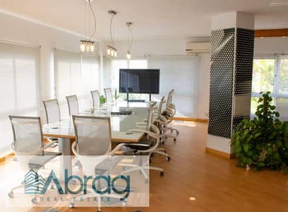 For rent separate administrative building 1000m finished with air conditioners, Beverly Hills, Sheikh Zayed