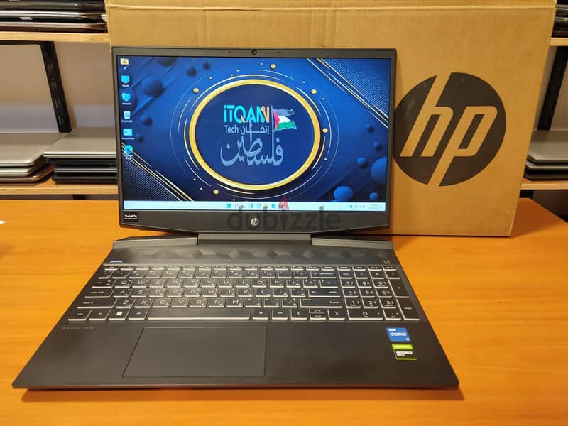 hp core i5 الجيل الحادي عشر+gtx 1650 4gb+144hz هاردين 0