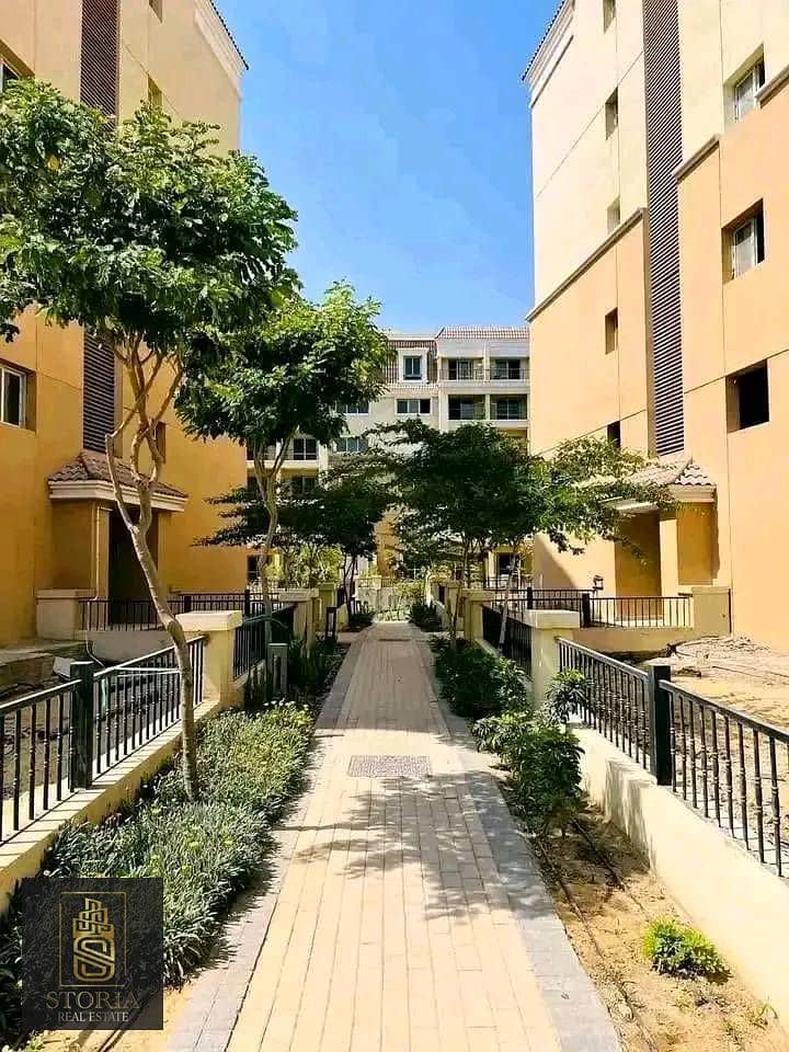 Two-bedroom apartment with a garden, 147m, near the gates of Al Shorouk, minutes away from the capital 0