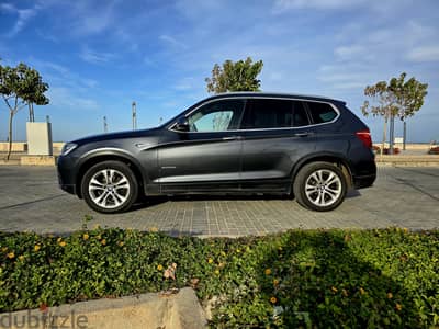 BMW X3 2016 3.0 perfect condition 108000km all fabric فابريكا بالكامل