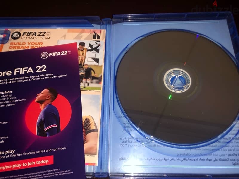 fifa 22 ps5 مستعمل وحالتها زيرو وبتلمع 2