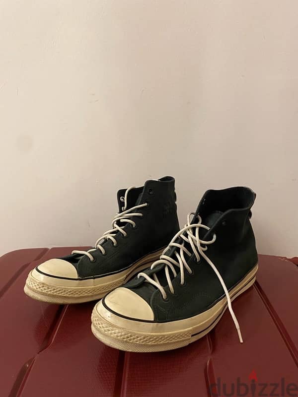 Converse Chuck Taylor high top leather shoes (Original) 1