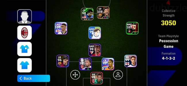 حساب بيس efootball pes 2025