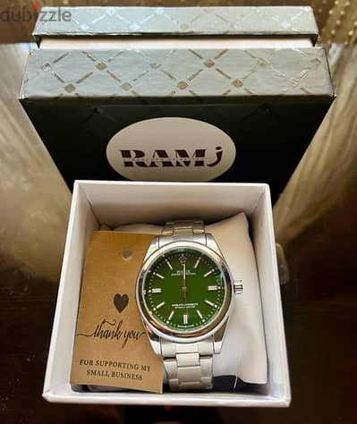 rolex green face