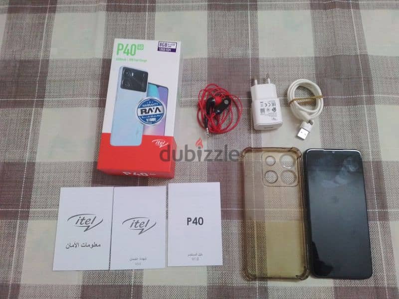 itel p40 للبيع بحالة ممتازة بدون خدوش و متعملهوش صيانة 4