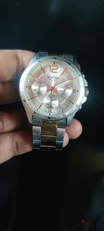 ساعه كلاسيك casio  اصليه شيك