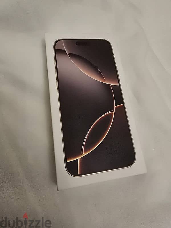 IPhone 16 pro max 256Gb - Desert titanium - Middle East version 0