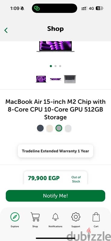 MacBook Air 15-inch M2 512GB/8GB 1