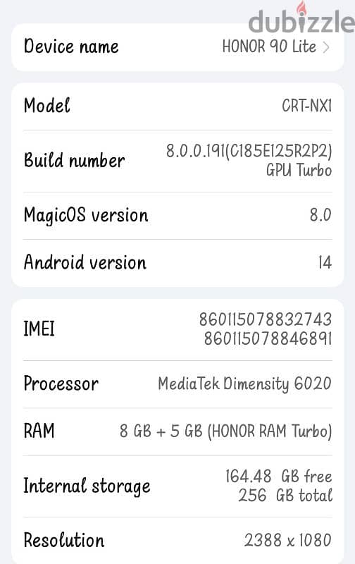 Honor 90 Lite 5G 0