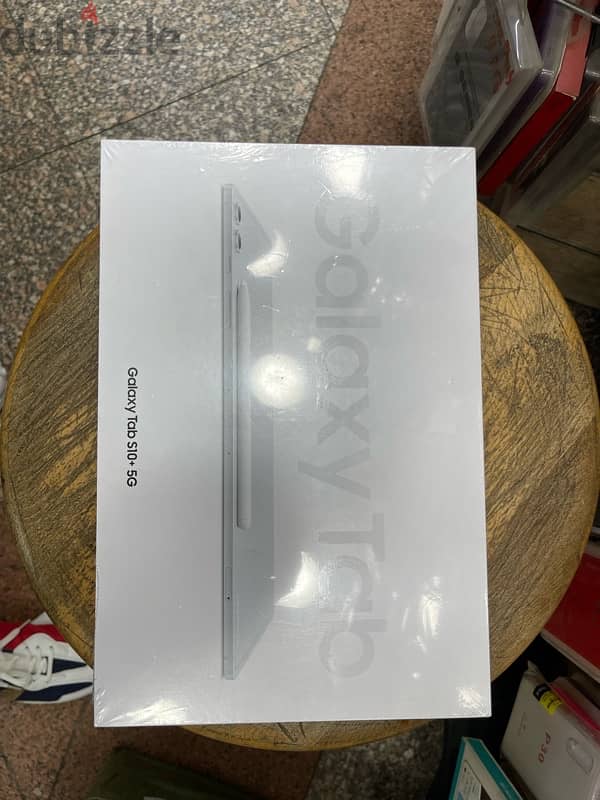 Galaxy Tab S10 Plus 5G 256/12G White  جديد متبرشم 0