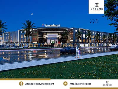 Shop for Rent - 70 sqm in 6th of October - West Point Mall