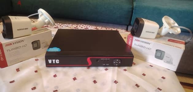 dvr VTC  مع 2 كاميرا هيك فيجن