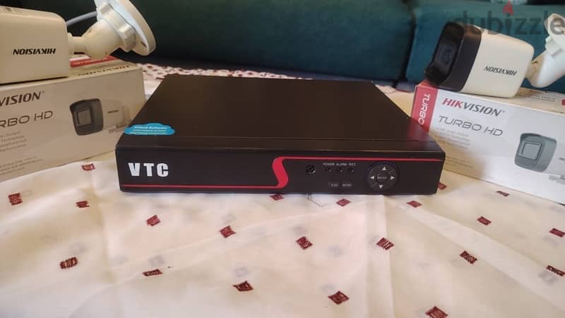 dvr VTC  مع 2 كاميرا هيك فيجن 1