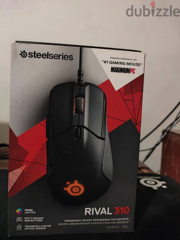 SteelSeries Rival 310 Gaming Mouse - 12,000 dpi 4