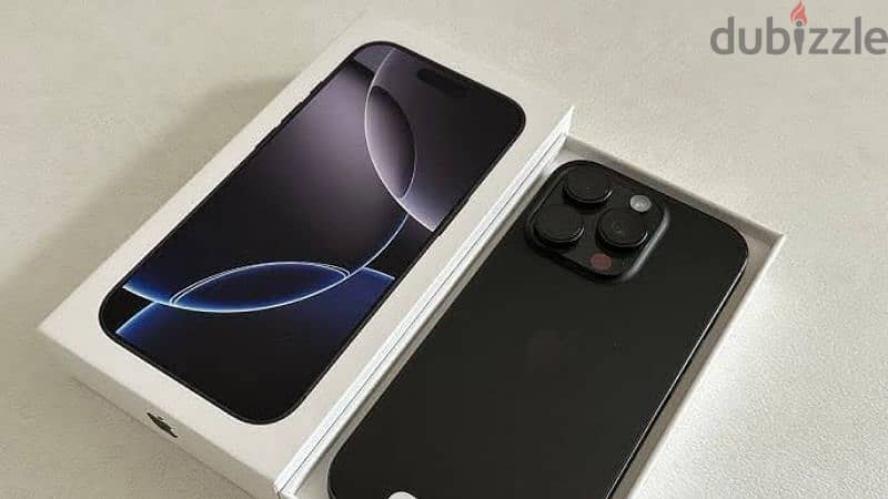 شريحتين IPhone 16 Pro Max مشحون 22مره حاله جديده لانج 0