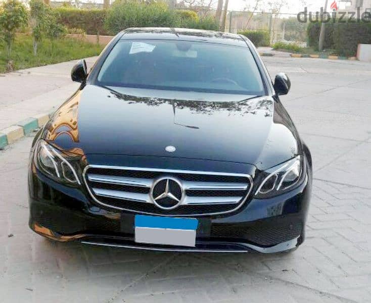 Mercedes E200 2020 for rent with only driver - مرسيدس للايجار بالسائق 0