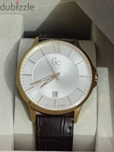 Guess collection watch Gold for men ساعه رجالي