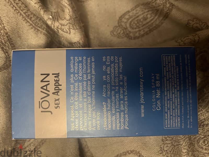 Jovan perfume with it’s box 2